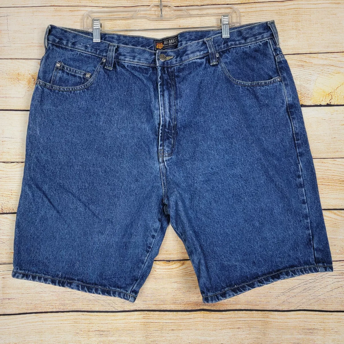 Mens denim top shorts 42 waist