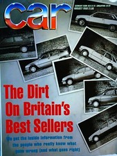 CAR MAGAZINE AUG-1988 - Peugeot 405 Mi16, Ren...