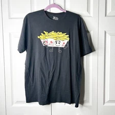 In N Out French Fries Black Graphic Tee T-Shirt Men's Size X-Large XL