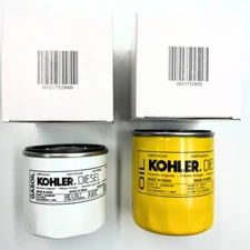 Genuine Kohler Fuel Filter ED0021752880-S and Genuine Oil Filter ED0021752850-S