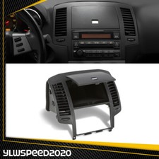 Fit For 2005-2006 Nissan Altima Center Dash Radio Bezel Storage Cubby Vent Black