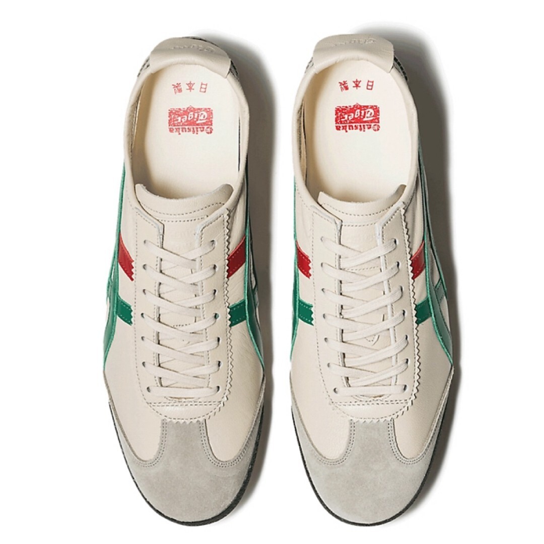 Onitsuka Tiger MEXICO 66 Cream/Green 7.5 from japan | eBay