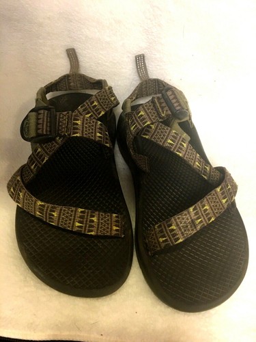 Green and Brown Chaco Y3 Sandals | eBay