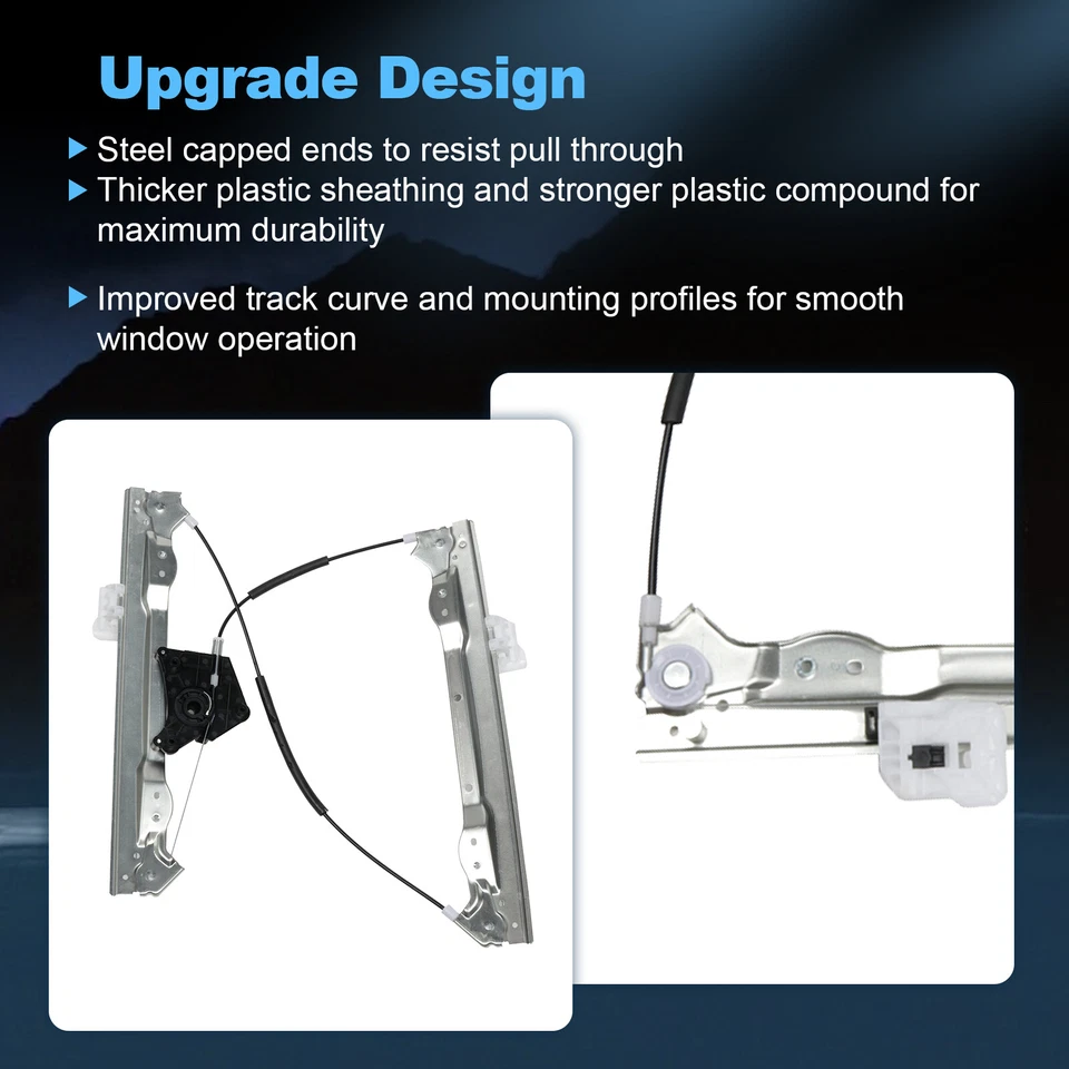 Regulador de ventana eléctrica delantero izquierdo sin motor para Dodge Avenger 2008-2010 Foto 4 de 4