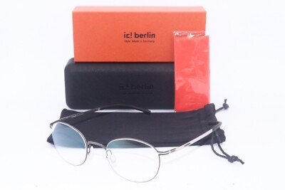 NEW IC! BERLIN MODEL EMIYO GRAPHITE GUNMETAL AUTHENTIC FRAMES EYEGLASSES 49-22