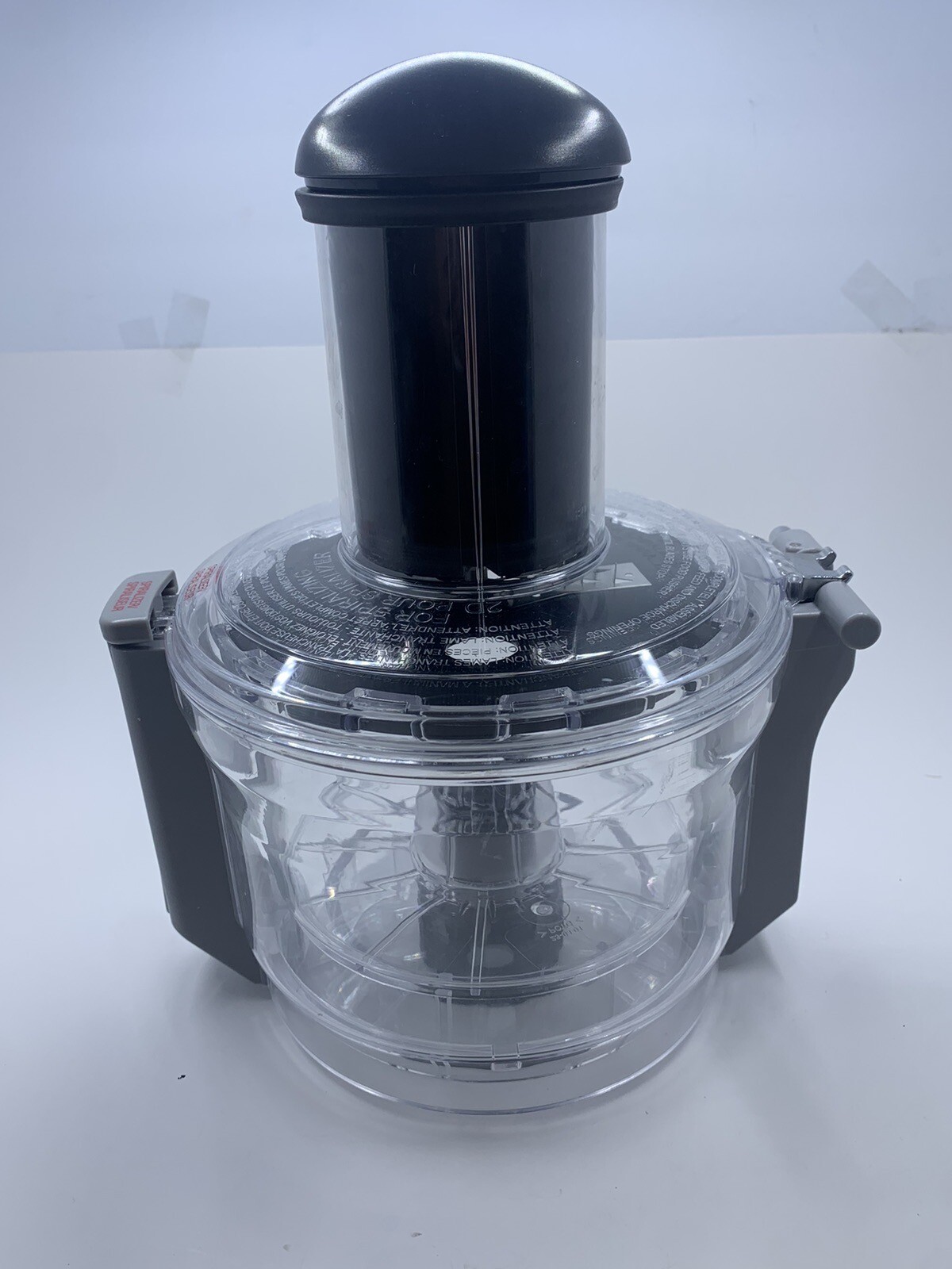 NEW Veggie Bullet Attachment Parts Slicing Bowl Lid w/ 4 Spiralizing