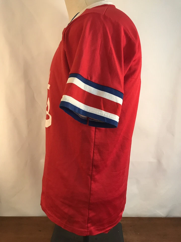 Camiseta deportiva deportiva deportiva vintage Forty Niners de poliéster para hombre mediana (NC18) Foto 4 de 4