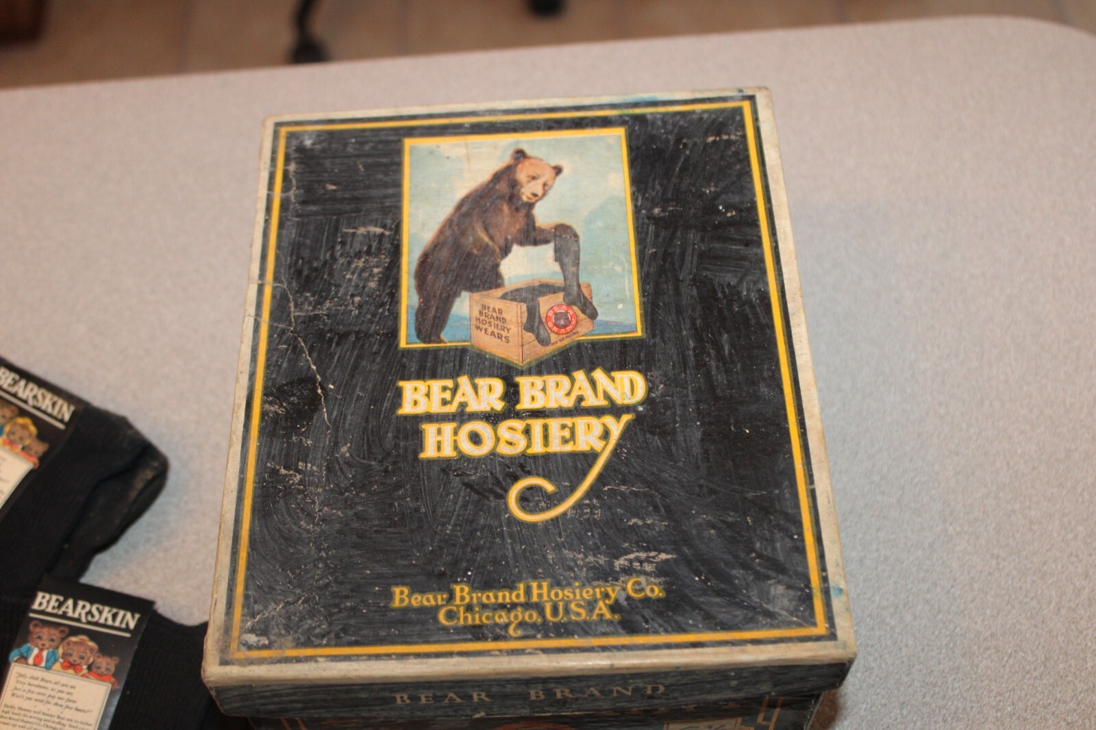 RARE NOS Bear Brand Hosiery Bearskin 1 Socks 11 Pairs Sz. 6 1/2 image 2