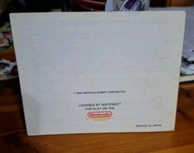 ORIGINAL Nintendo NES THUNDERCADE Instruction Booklet Manual Book only Authentic