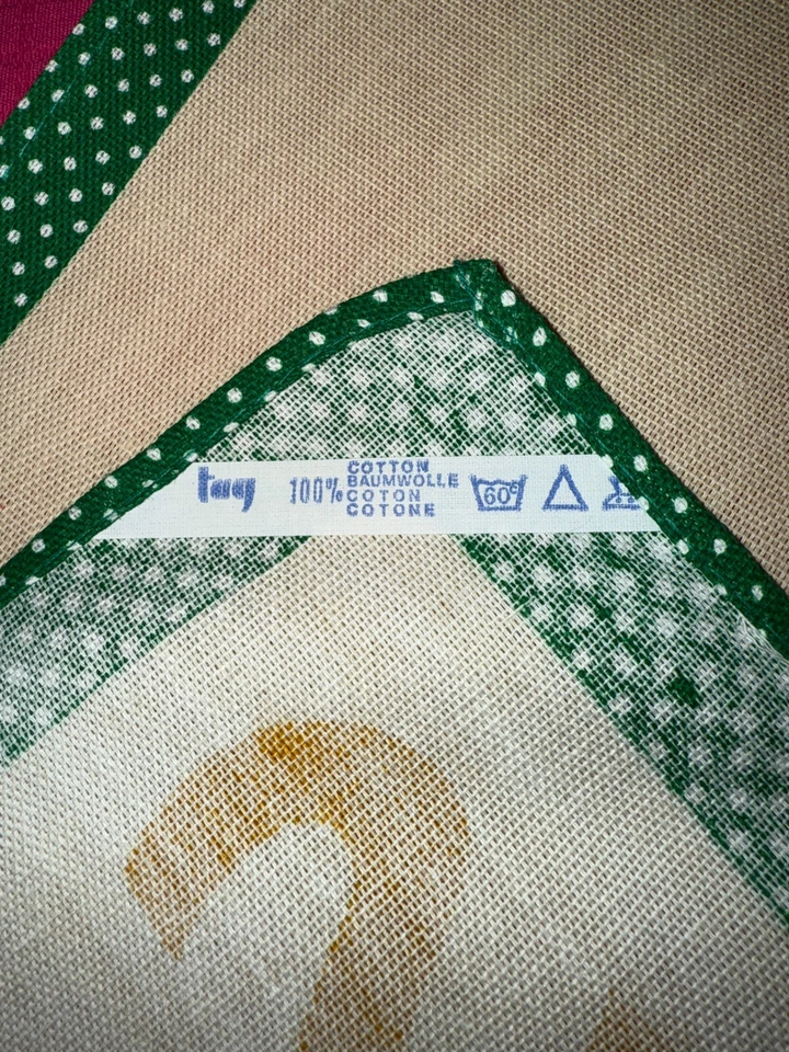 Torchon vintage prénom Susette pur coton 69 cm x 49 cm - Photo 4/4