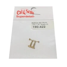 Cal Scale # 422 Nathan Diesel Air Horn (Brass Casting) KS-1 Single-Chime pkg(2)