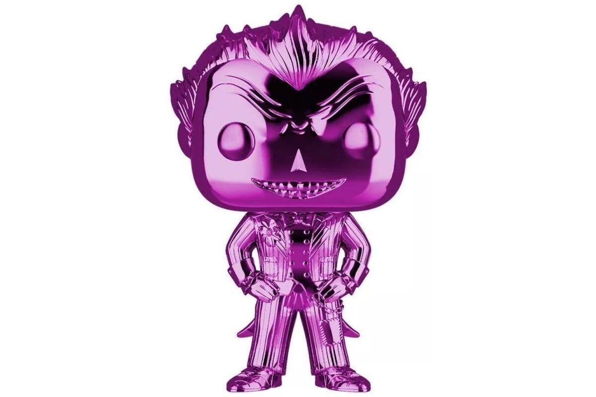 En Oferta Batman:arkham Asylum - Joker Purple Chrome Mcm Exc Funko Pop! Vinyl Figure #53