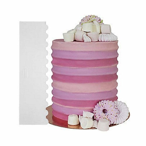 PME Cake Decorating Icing Plain Pattern Edge Side Buttercream Scraper 5" 8" 10" - Picture 10 of 19