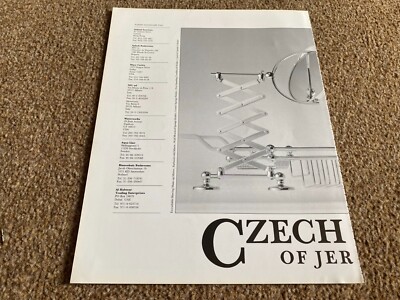 INT5 WERBUNG 11X18 TSCHECHISCH & LAUTSPRECHER FEINERE BÄDER