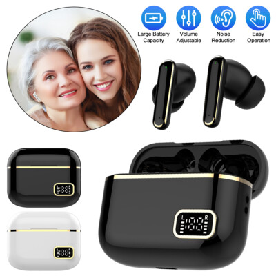 Rechargeable In-Ear Digital Hearing Aids Sound Voice Amplifier Bluetooth Headset