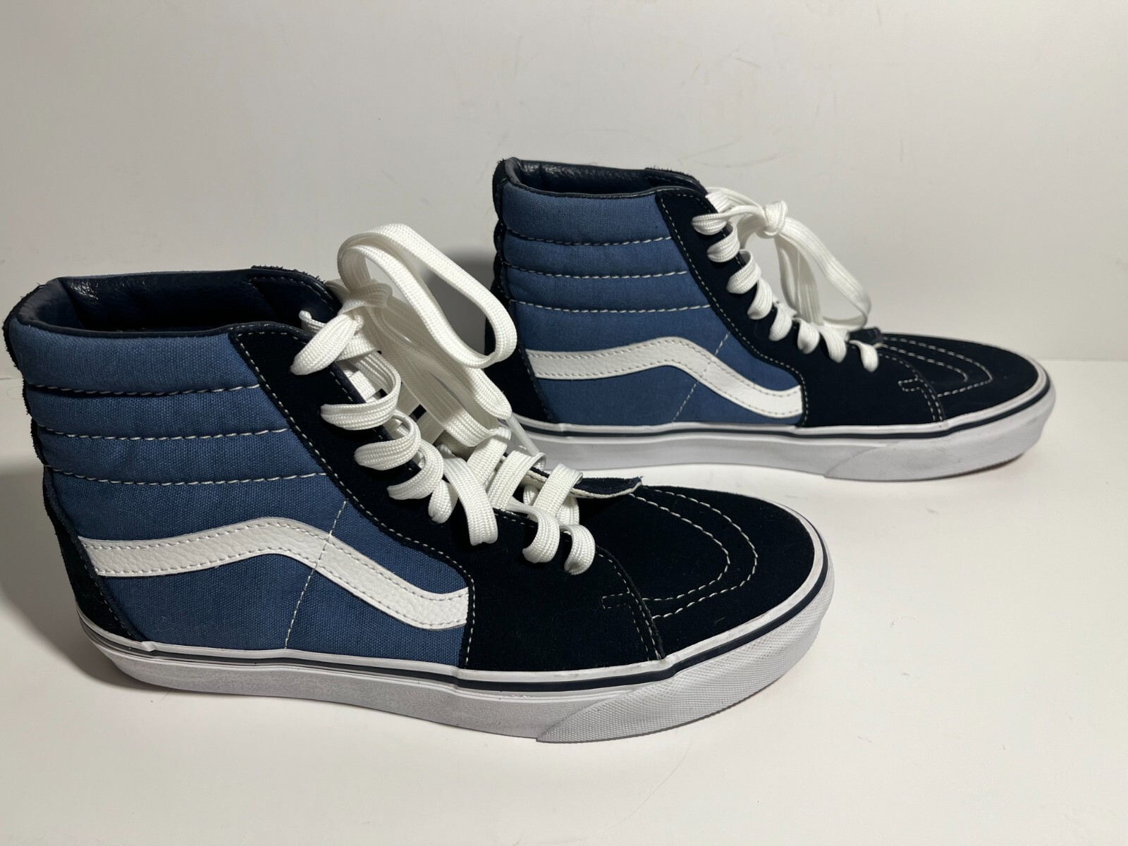 Vans Old Skool Blue Skate Shoes for Men Size 7M Off The Wall-image
