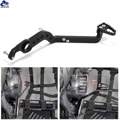 Lock out Clutch Cover Brake Pedal Lever For Yamaha Raptor 700 700R YFM700R 06-24