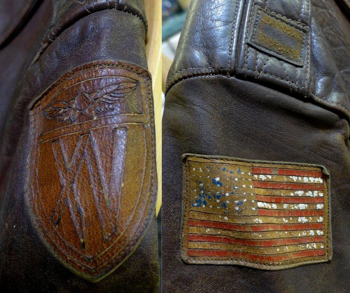 WWII Original, Most Complete, US Army Air Corps Named A-2 WWII Original, Most Complete, US Army Air Corps Named A-2