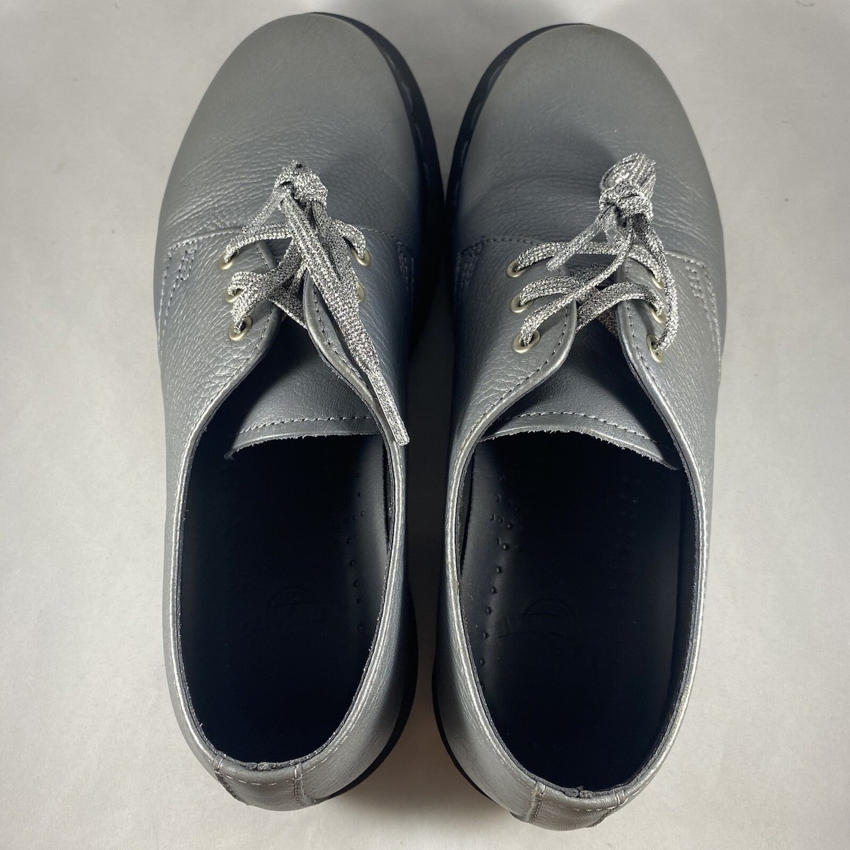 Dr. Martens 24983 Leather Steel Metallic Silver Size 7 Women Dr. Martens 24983 Leather Steel Metallic Silver Size 7 Women
