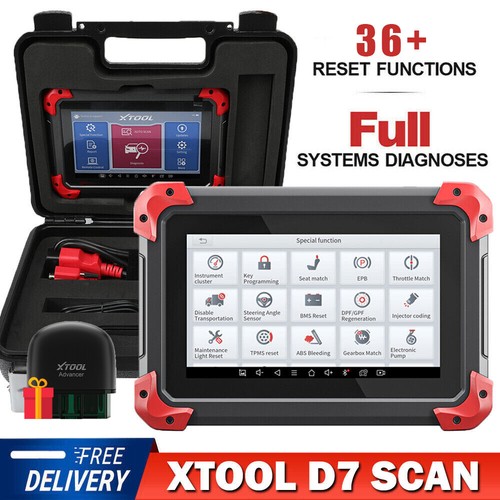 XTOOL D7 OBD2 Scanner Car Diagnostic Bidirectional Scan Key Programmer