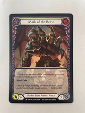Flesh and Blood Monarch 1st Edition Mark of the Beast Extended Art Foil