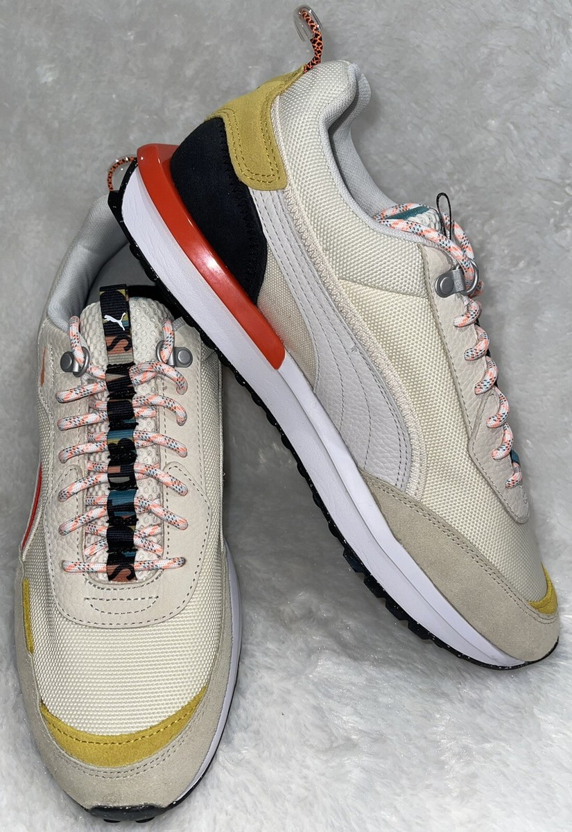 New Puma City Rider Hc Athleisure Casual Sports Shoe Beige  display picture 3