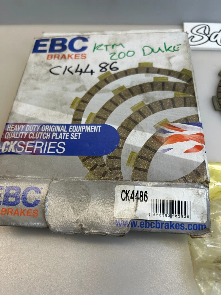 kit disque garni embrayage ebc ck4486 kawasaki kmx 125 a b ktm duke rc 200 - Photo 2/4