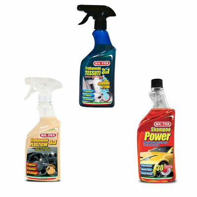 KIT 9 PEZZI MaFra - Prodotti E Accessori Pulizia Auto Interno Ed - Foto 2