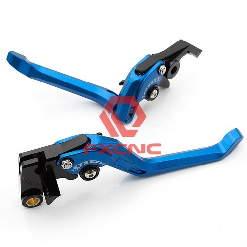 5D Aniti-Foldable Rhombus Brake Clutch Levers For MV Agusta F3 675 13-18 Blue - Picture 5 of 12