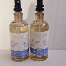 2 Bath  Body Works Aromatherapy Sleep Pillow Body Mist 5.3Oz Lavender Vanilla