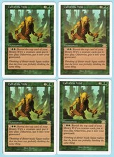 Call of the Wild x4 4x 1999 MTG Core Set 6th Edition PLAYSET Green LP - NM AZ1