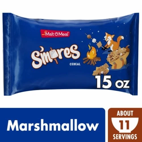 Malt-O-Meal S'mores Breakfast Cereal, Crunchy SmoresCereal, 15oz Resealable 2/26 - Image 2 of 2
