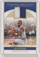 2019-20 Panini National Treasures Timeless Materials Prime 3/25 Spud Webb s3g