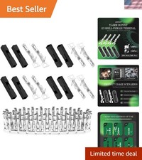 100 Sets / 200 Pieces for Dupont 2.54 mm Pitch 1-Pin Adapter Connector Female...