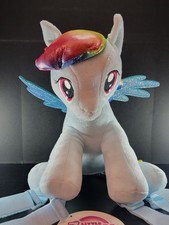 Sac Bandoulière My Little Pony 2008 Hasbro - Rose Rainbow Dash Fourrure - NEUF