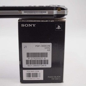 Sony PlayStation Portable PSP PSP-3000 PB Piano Black Boxed Tested 2008