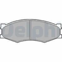 Delphi Bremsbelagsatz, Scheibenbremse Vorderachse U.A. FüR Infiniti, Ldv, Nissan