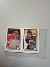 1988 O-Pee-Chee Sticker Jim Peplinski & Chris Joseph #88 #218