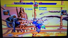 X-Men: Children of the Atom Sega Saturn Manual, Repro Back Artwork, Tested Works