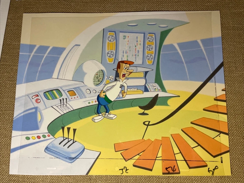 THE JETSONS Animación Celular Producción Arte Dibujos Animados Arte Hanna-Barbera Dibujos Animados MT Foto 2 de 2