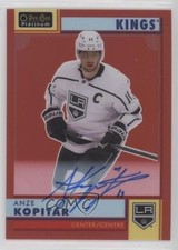 2022 O-Pee-Chee Platinum Retro 2023-24 Update Red Rainbow Auto Anze Kopitar w9f