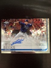 JALEN BEEKS MLB Rays 2019 Topps Chrome RC Auto #RA-JBE Card