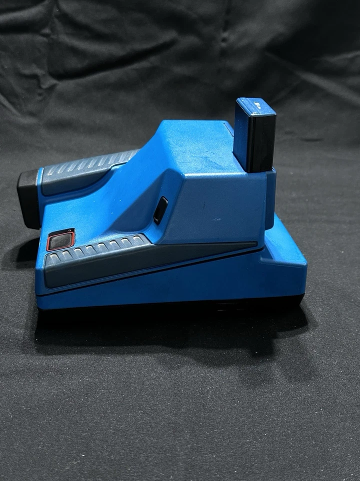 Vintage - Rara macchina fotografica Polaroid Impulse pellicola istantanea blu giada - parzialmente funzionante - Immagine 3 di 4