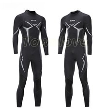 Premium 3MM Neoprene Wetsuit Men One-Piece Suits Keep Warm Surf Scuba Diving New