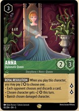 Disney Lorcana Anna Diplomatic Queen Card 85/204 Shimmering Skies Regular