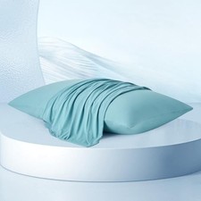 Cooling Pillow Cases for Hot Sleepers, Softer Than Silk Queen Dream Blue