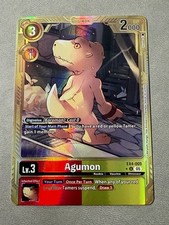 Agumon Gold Foil - EX4-005 NM - Digimon TCG advanced Generation