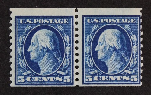 CKStamps: US Stamps Collection Scott#447 5c Washington Mint LH OG 25mm