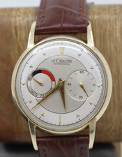 LeCoultre Futurematic 10K Gold Filled 35mm Dial Power Reserve Watch Cal 497
