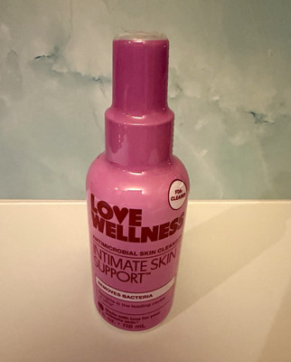 Love Wellness Intimate Skin Support No Rinse pH Balanced Spray Cleanser 4 fl oz